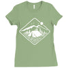 camp mode on Ladies Fitted T-Shirt