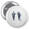 fist bump for liberty Pin-back button