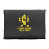 peanut butter jelly time banana Accessory Pouches