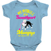 my pitbull is a sweetheart Baby Onesie