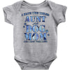 i have two tıtles aunt and dogmom an i rock them both flowers Baby Bodysuit