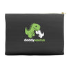 daddysaurus dinosaur dino Accessory Pouches