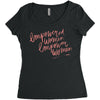 empowered women Women's Triblend Scoop T-shirt