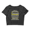 Legends Are Born In August Crop Top