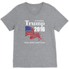 trump 2016 election make america great again V-Neck Tee