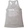 Feminism Noun Racerback Tank