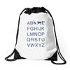 c and d Drawstring Bags