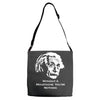 without a moustache einstein proud hirsute mustachioed grooming Adjustable Strap Totes