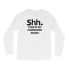 shh my hangover t shirt funny beer college drunk s 3xl Long Sleeve Shirts