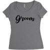 groom Women's Triblend Scoop T-shirt