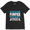 papa pompier V-Neck Tee