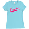 gay pride catcher funny Ladies Fitted T-Shirt