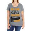 My Son Is Super Awesome His Daddy Ladies Curvy T-Shirt