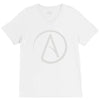 atheist atheism atheismus V-Neck Tee