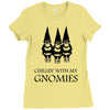 gnomies Ladies Fitted T-Shirt
