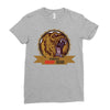 danger angry bear Ladies Fitted T-Shirt