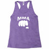fighting mixed martial arts fist Racerback Tank
