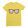kacamata bujur Ladies Fitted T-Shirt