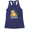 teddy beer Racerback Tank