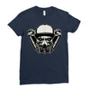 gas mask Ladies Fitted T-Shirt