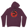 sun dragon with pearl   black red white Hoodie
