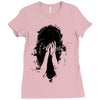 sad girl Ladies Fitted T-Shirt