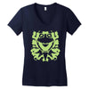 it's not easy being inked Women's V-Neck T-Shirt