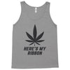 Support Melanoma Cancer Awareness With A Black Cannabis Leaf Tank Top