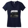 asking alexandria stand up and scream metalcore parkway drive Women's V-Neck T-Shirt