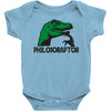 philosoraptor (2) Baby Onesie