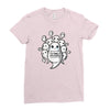 ghost problems Ladies Fitted T-Shirt