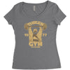 tusken gym Women's Triblend Scoop T-shirt