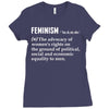 Feminism Noun Ladies Fitted T-Shirt