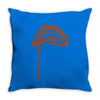 vampire lips Throw Pillow