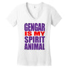 gengar is my spirit animal Women's V-Neck T-Shirt