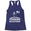 moon finders keepers Racerback Tank