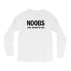 noobs are people too t shirt x large funny nerdy geek cod halo cool ga Long Sleeve Shirts