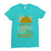 dude that camp trip in tents funny Ladies Fitted T-Shirt