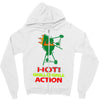 hot grill on grill action Zipper Hoodie