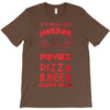 horror movies, pizza and beer T-Shirt