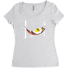 good morning Women's Triblend Scoop T-shirt