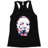 michael myers floral mask Racerback Tank
