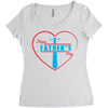 happy father's day Women's Triblend Scoop T-shirt