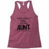 the cool fun and favorite aunt Racerback Tank