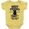 Best Friend Pug Baby Bodysuit
