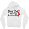 i'm that crazy girl who loves betty boop a lot Zipper Hoodie