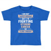 I am Not Super Woman But I'm Fighting Uterine Cancer So Close Enough Toddler T-shirt