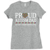 proud autism dad Ladies Fitted T-Shirt