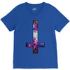 inverted galaxy cross funny  religion banter space fashion new V-Neck Tee