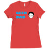 geek dad Ladies Fitted T-Shirt